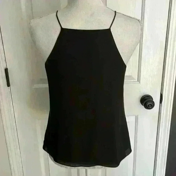 Black criss cross front tank top size small   - Picture 5 of 6